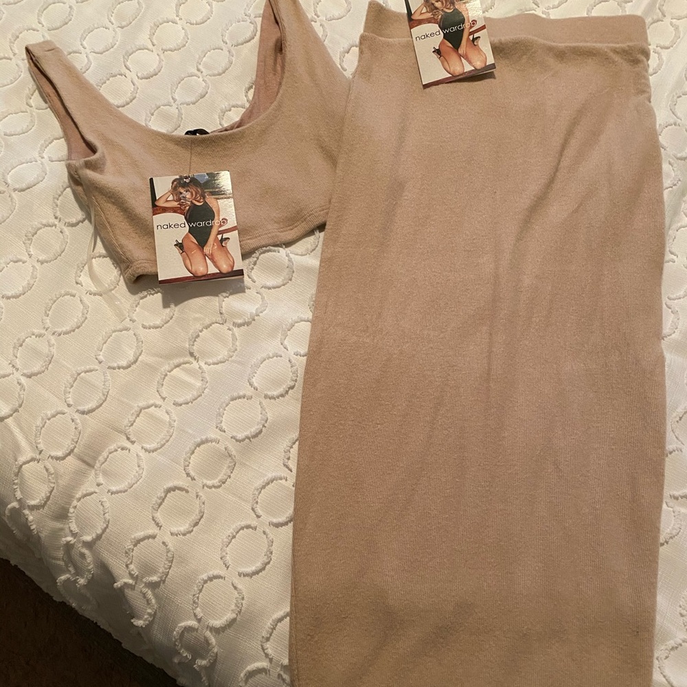 Naked wardrobe set.